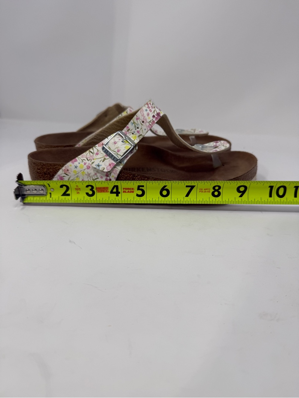 EUC BIRKENSTOCK Gizeh BS VEGAN Thong Sandal US 8/8.5 (HULBIO) - Picture 8 of 8